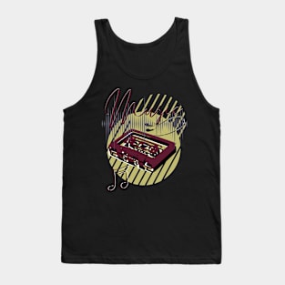 Vintage Music Design Tank Top